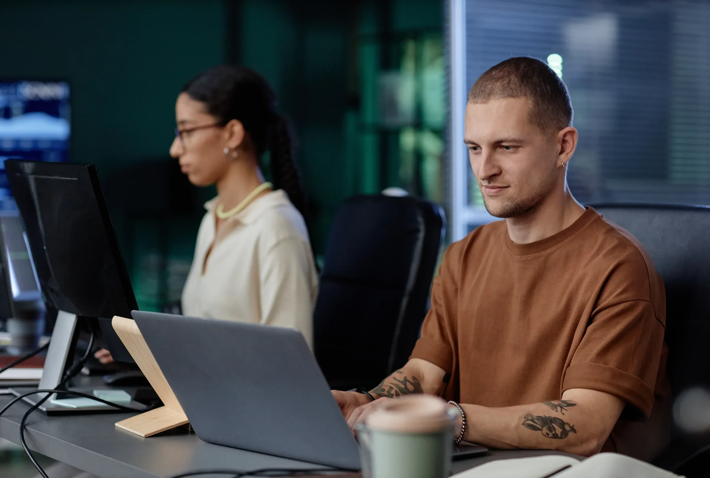 CTO working on codebase