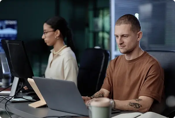 CTO working on codebase